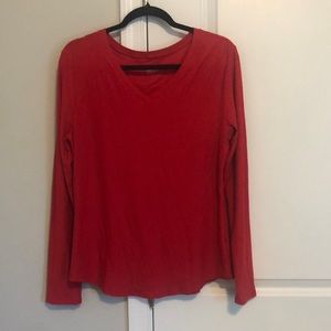 Red long sleeve tshirt by no boundaries